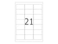 Pikkukuva 3 / 5: HERMA Adhesive labels white A4 Movables 63,5x38,1 525 pcs, Valkoinen, 63,5 mm, 38,1 mm, 525 kpl, 25 arkkia