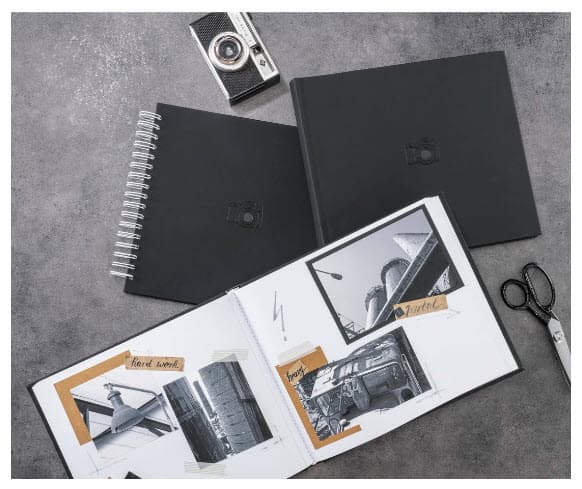 Hama Spiral Album Signs 28x24 cm 50 hvite sider svart - Spiral Album Signs - 28x24 cm - 50 hvite sider - svart (00007500)