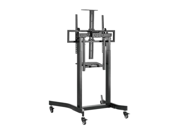 Gembird TVS-100T-01 - Vogn - motorisert - for TV - høydejusterbar - stål, plastikk - skjermstørrelse: 55"-100"