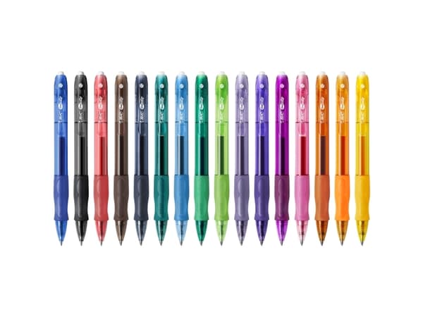 BIC VELOCITY - Rollerball-penna - blå - gelbläck - 0.7 mm - medel - indragbar (paket om 12)