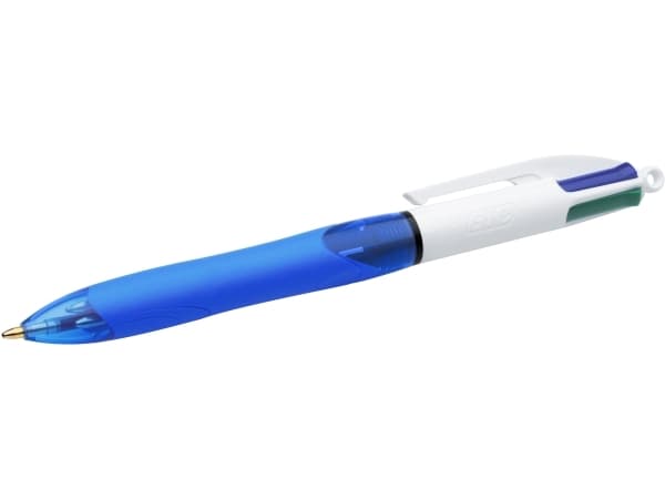 Kuglepenne BIC 4 Colours Grip Medium Spids 1,0 mm – (12 stk.)