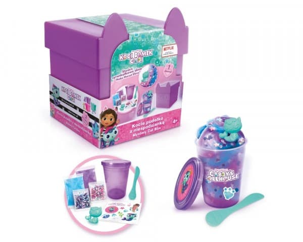 Epee Play dough Gabi's Cat House - Katteboks med overraskelse, lilla (slim)