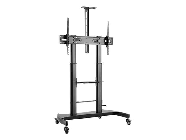 Gembird - Vagn - för TV - height-adjustable, with caster wheels - stål - skärmstorlek: 60"-100"