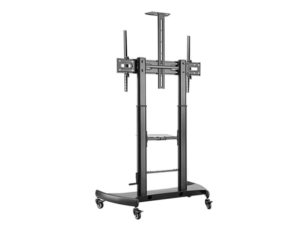 Gembird - Vagn - för TV - height-adjustable, with caster wheels - stål - skärmstorlek: 60"-100"