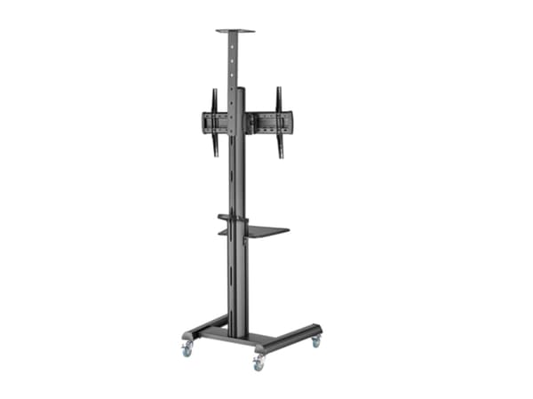 Gembird TVS-70T-02 - Vogn - for TV - aluminium, stål - svart - skjermstørrelse: 37"-70"