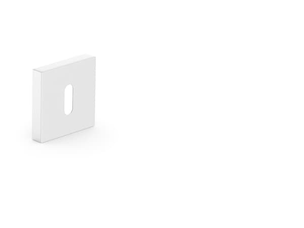 Metal-Bud Eschutcheon For Key Matte Nickel