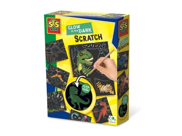 SES Creative 14285, Barnas skrapelodd, 3 år, Flerfarget