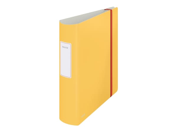 Leitz 180° Active Cozy - Spakbågesfil - ryggbredd: 82 mm - för A4 - kapacitet: 500 ark - varmt gul