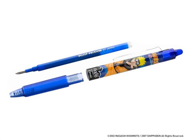 Pilot FriXion Ball Clicker medium 0.7 mm - Naruto Limited Edition - 3-pak blister