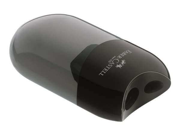 Faber-Castell - vässare - 2 hål - svart