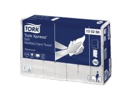 Pappershandduk Tork Xpress Adv 2-lagers 320x213mm 21x136 ark/bricka