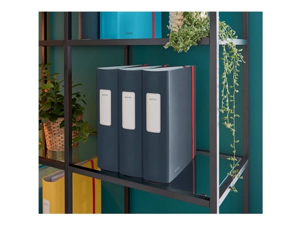 Leitz 180° Active Cozy - Spakbågesfil - ryggbredd: 82 mm - för A4 (210 x 297 mm) - kapacitet: 500 ark - sammetsgrå