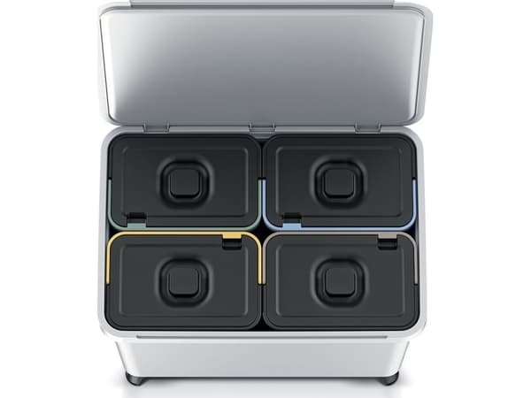 KEDEN SYSTEMA 4x10L roskakori - HARMAA