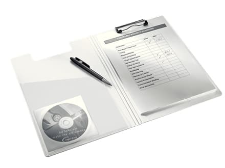 Leitz WOW - Notatbrettmappe - for A4 - kapasitet: 75 ark - grønn metallic