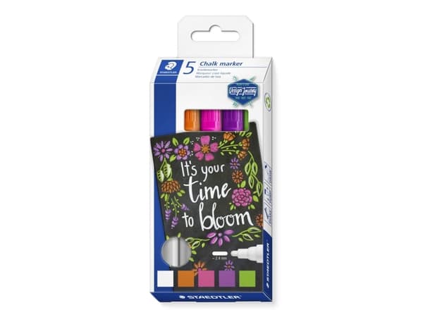 Staedtler Lumocolor chalk marker 344, 5 stykker