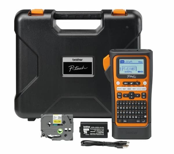 Brother P-Touch PT-E310BTVP - Etikettmaker - S/H - termotransfer - Rull (1,8 cm) - 180 dpi - inntil 20 mm/sek - USB 3.0, Bluetooth 5.0 - kutter - uts