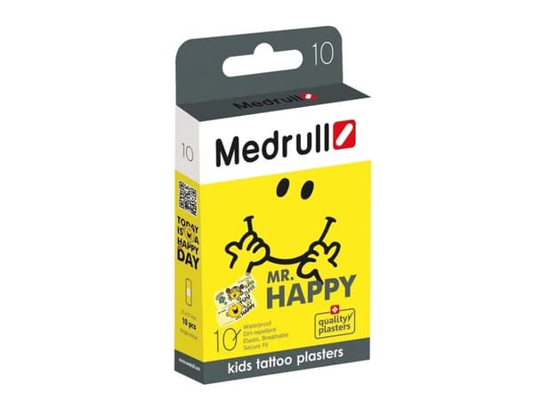 Plasters Medrull Mrhappy For Kids 10Pcs