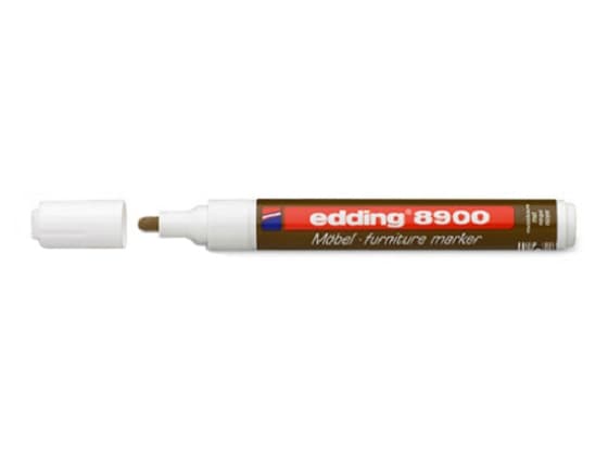 Edding 8900, 1 styck, Brun, Fibre tip, Brun, Vit, Plast, Rund