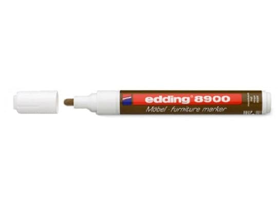 Edding 8900, 1 styck, Brun, Fibre tip, Brun, Vit, Plast, Rund