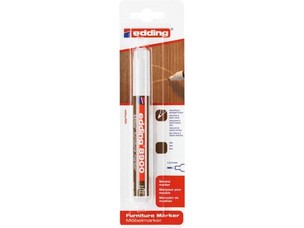 Edding 8900, Brun, Rund spids, Plast, Wood/laminate, 1,5 mm, 2 mm