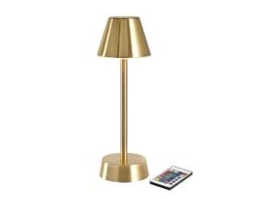 Lampe LED Zelda Ø10.3xH32cm Med Fjernbetjening Messing,1 stk