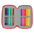 Miniatyrbillede 2 af 5: School Case PJ Masks Ready Navy Blue 12.5 x 19.5 x 4 cm 28 Pieces
