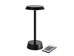 Lampa LED Nour L26.3xW11.9cm med fjärrkontroll Svart, 6 st/krt
