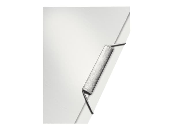 Leitz Style - Dokumentmappe - kan utvides - 6 rom - 6 deler - for A4 - med fliker - arktisk hvitt