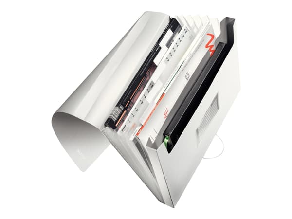 Leitz Style - Dokumentmappe - kan utvides - 6 rom - 6 deler - for A4 - med fliker - arktisk hvitt
