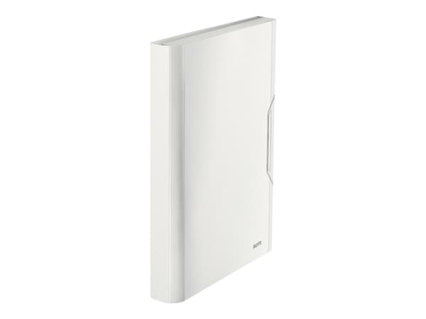 Leitz Style - Dokumentmappe - kan utvides - 6 rom - 6 deler - for A4 - med fliker - arktisk hvitt