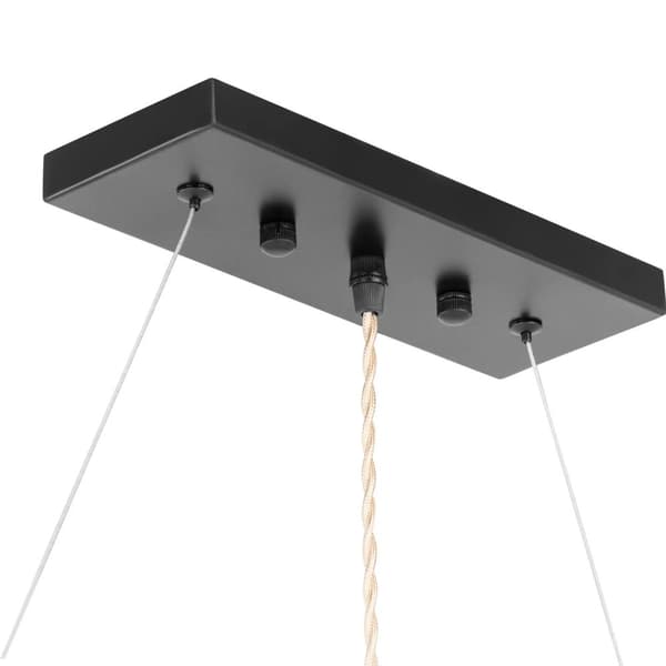 LOFT 6-punkts E27 hængende loftslampe - træbjælke