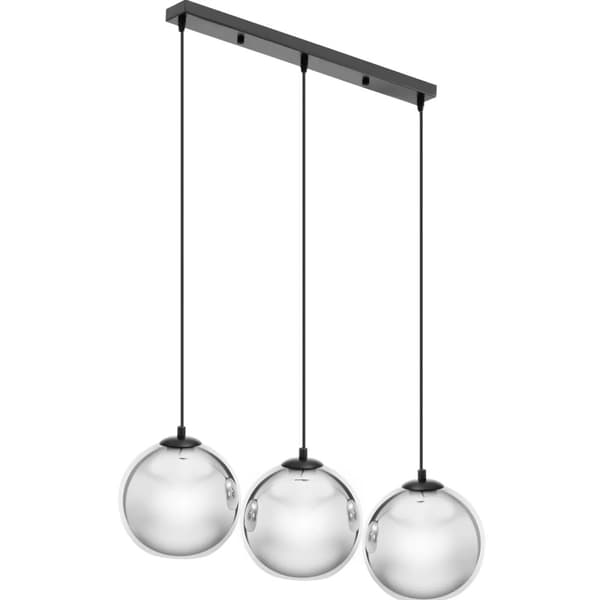 Moderne 3-punkts E27 loftslampe - glaskugler