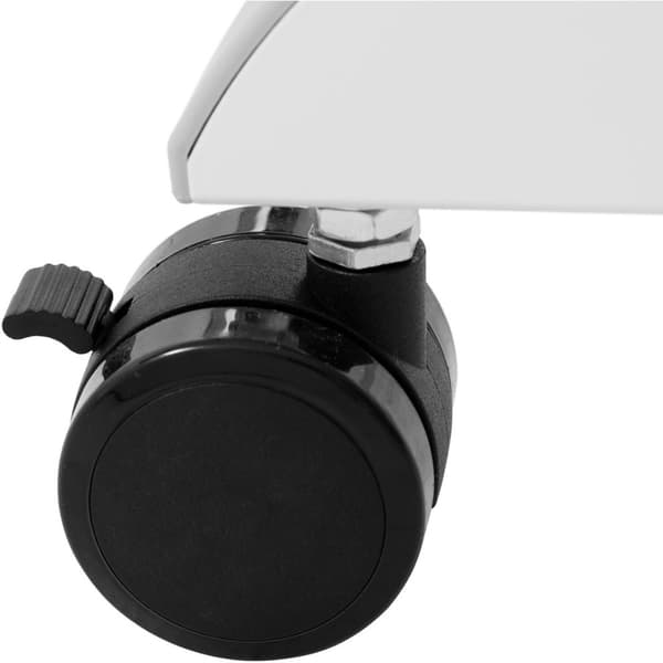 Justerbart laptop standbord på hjul 60 x 52 cm 760 - 1130 mm