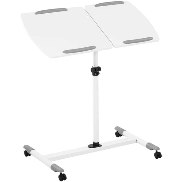 Bord, vippeligt, justerbart laptopstativ, 2 plader, 43 x 91 cm, 700 - 1100 mm