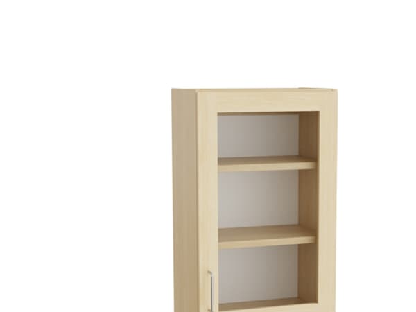 Mora Seinäkaappi 800x500x320mm koivulaminaatti/lasi