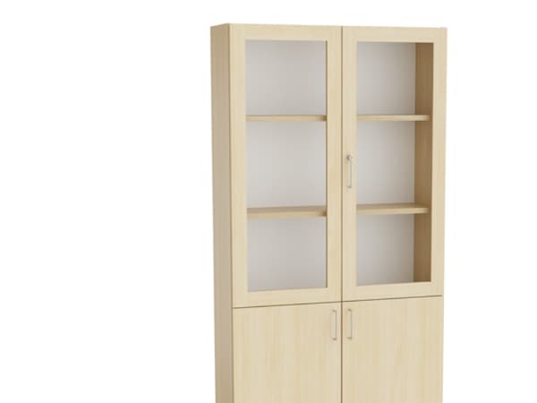Mora Korkea kombi-kaappi 2100x1000x320mm koivulaminaatti