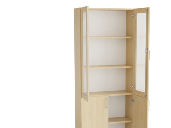 Mora Korkea kombi-kaappi 2100x1000x320mm koivulaminaatti