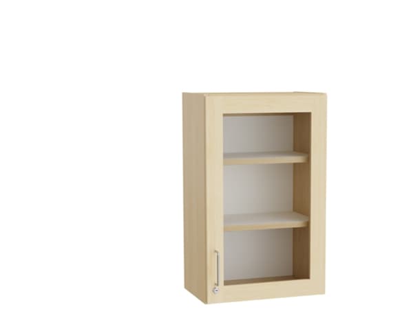 Mora Overskab 800x500x320mm birk laminat/glas