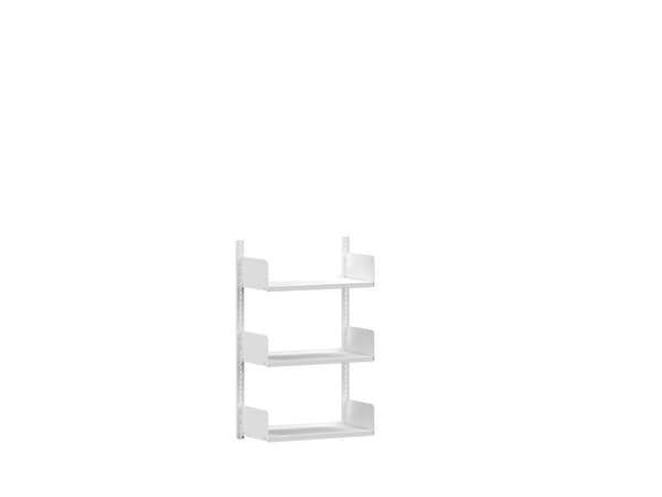 Kontorreol, hvid væghængt påbygningsektion 2000x900x400 mm
