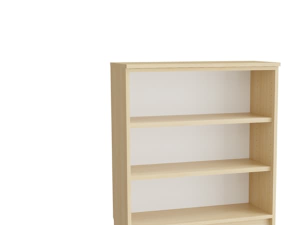 Mora Bokhylla 910x800 x300mm björklaminat
