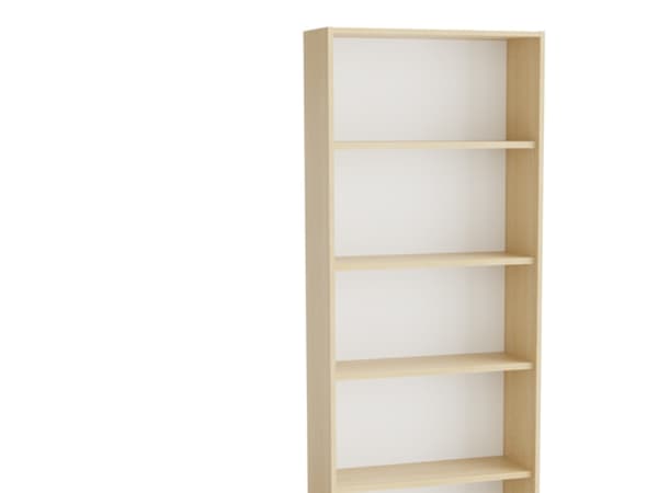 Mora Kirjahylly 2100x800x300mm koivulaminaatti