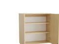 Pikkukuva 1 / 2: Mora Seinäkaappi 800x800x320mm koivulaminaatti