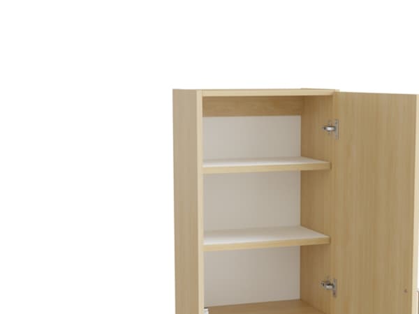 Mora Overskab 800x500x320mm birk laminat