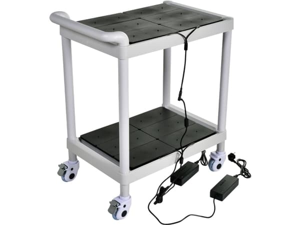 Latauskori L45xW64.8xH84.5cm 24 LED-valolle Musta/Valkoinen, 1 kpl