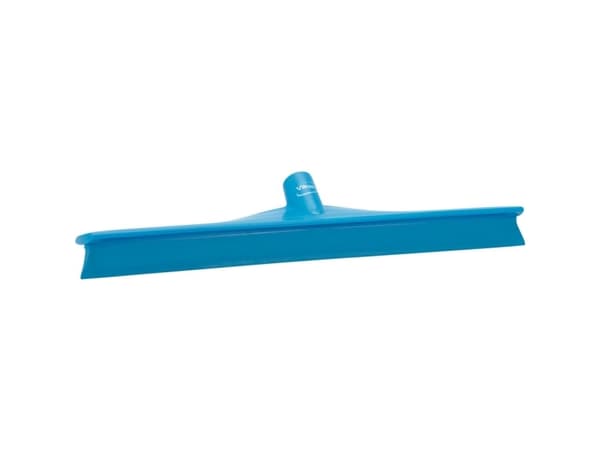 Gulvskraber, Vikan, 50x7,5x8,5cm, blå, TPE gummi/PP, 50 cm, med enkeltblad