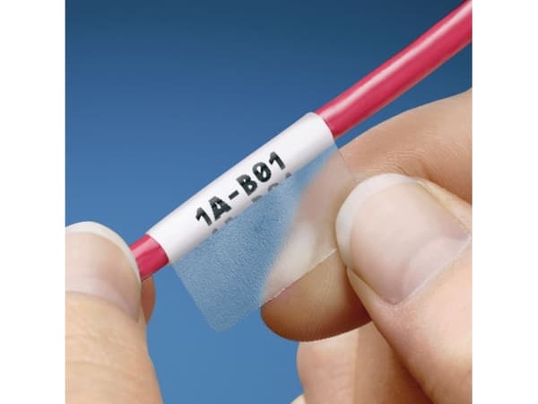 Panduit S200X225VATY, Valkoinen, Vinyyli, 1000 kpl