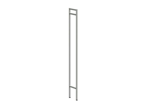 Gavellock för hatthylla/skohylla D550 mm ljusgrå
