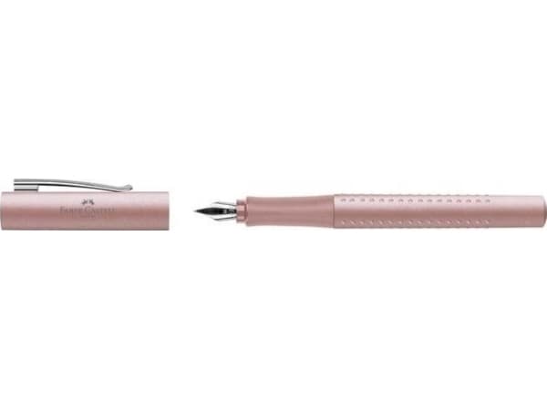 Faber-Castell 140809, Rosa, Påfyllning med bläckparton-/convertersystem, Kursiv spets, Rostfritt stål, Fin, Ambidextrous