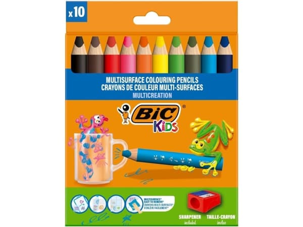 BIC 515276, Assorterte farger, 10 stykker