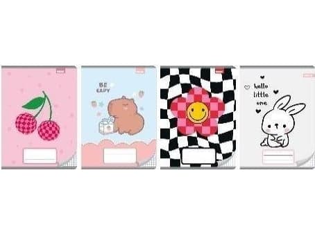 Notebook A5/16K rutenett No Name Girl (20 stk)